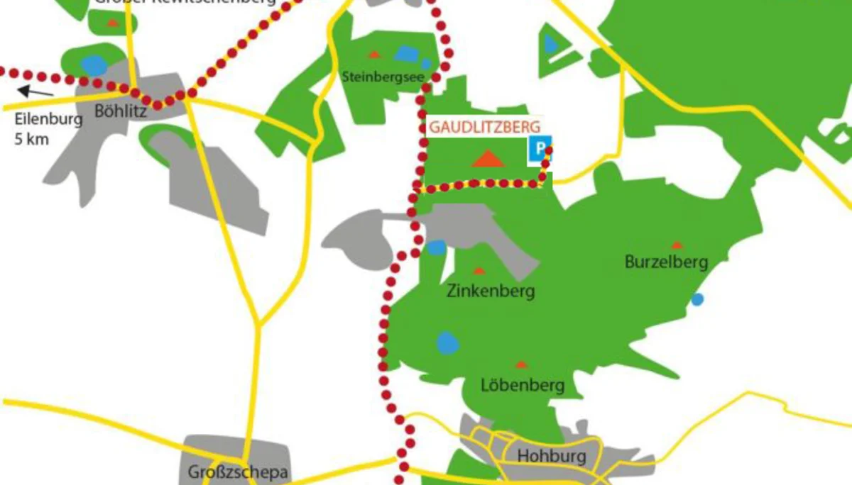 Skizze Anfahrt zum Parkplatz | © BFF2024_dav-leipzig