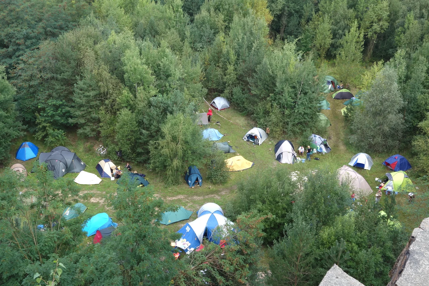 Zelten auf dem Festivalgelände | © BFF 2024_DAV-leipzig