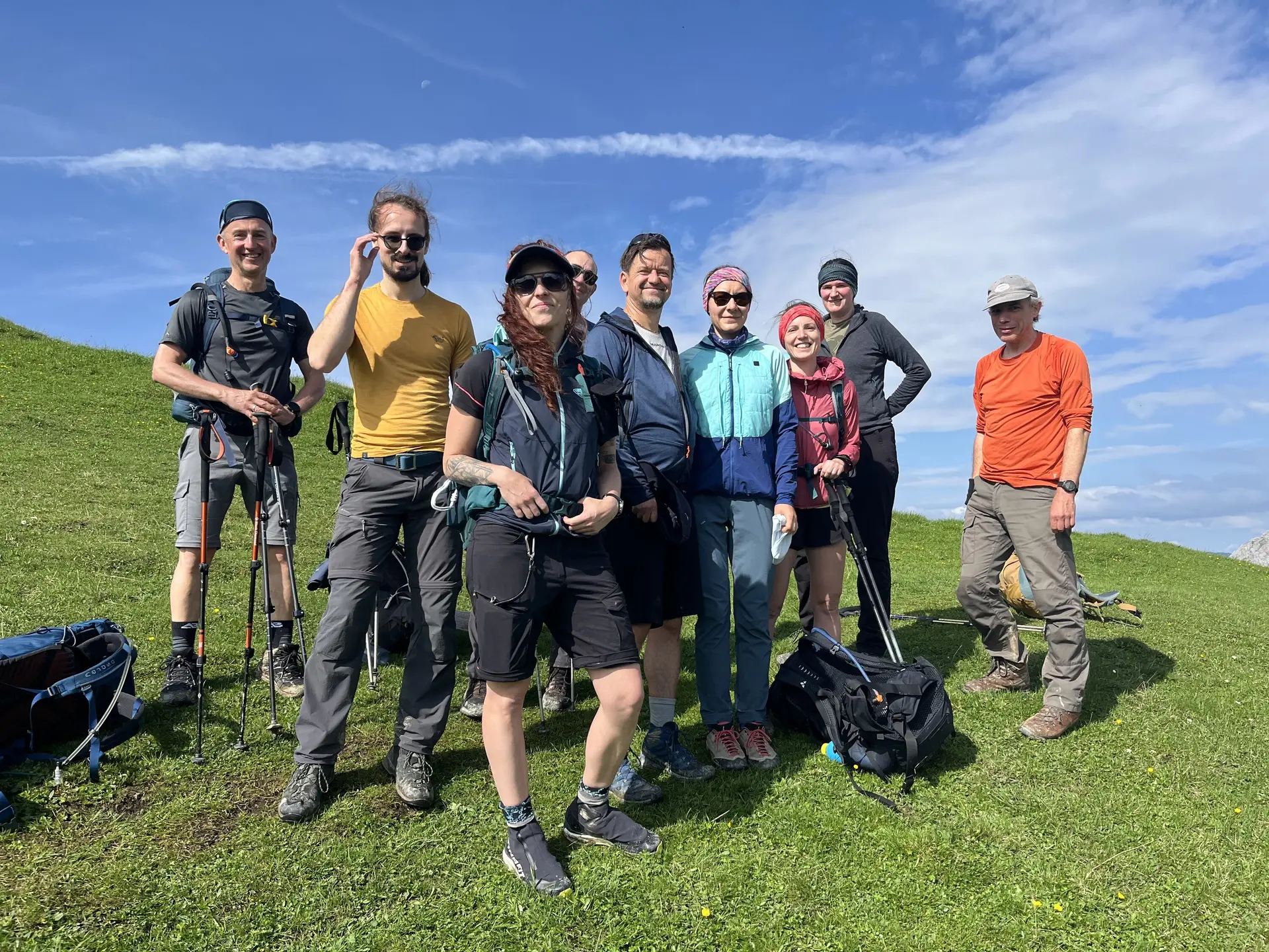 Gruppenfoto Flinke Füße | © DAV Leipzig