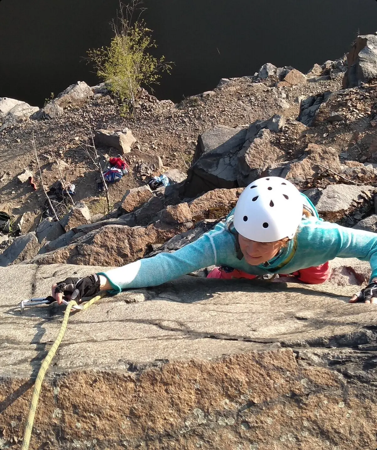 Kletterbild am Holzberg | © DAV Leipzig / Raik Herrmann