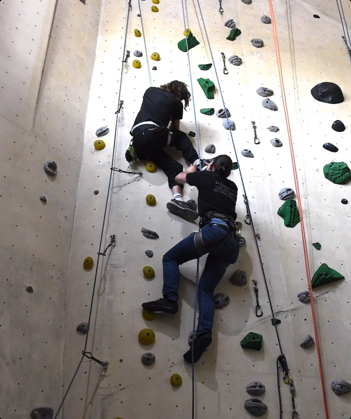 Paraclimbing Kletterhalle No Limit | © DAV Leipzig / Simone Zimmermann
