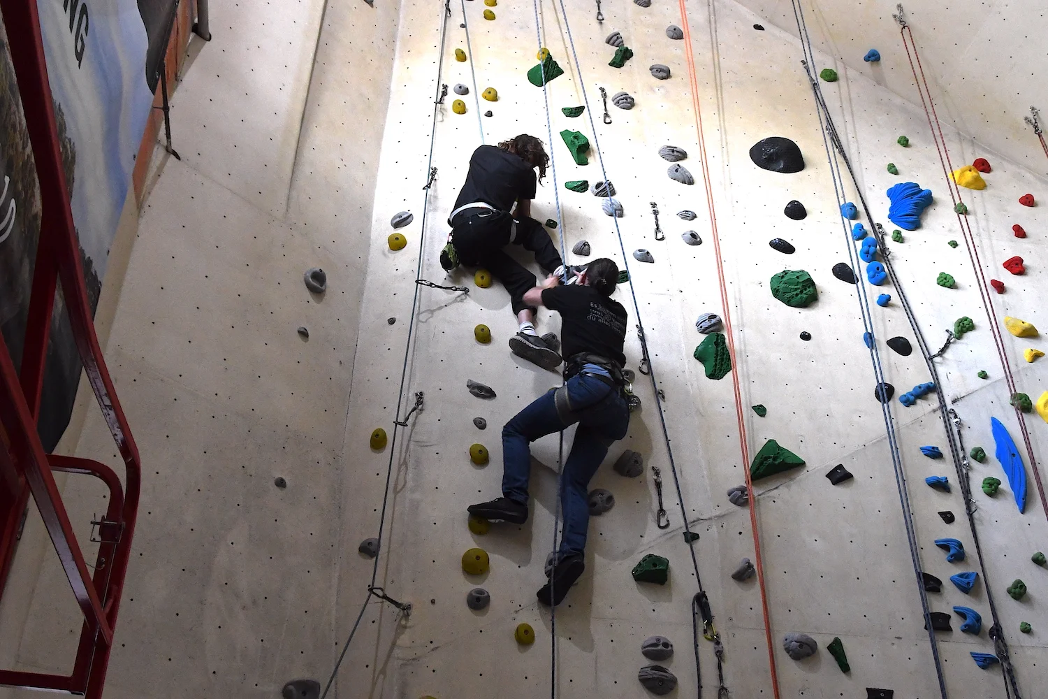 Paraclimbing Kletterhalle No Limit | © DAV Leipzig / Simone Zimmermann