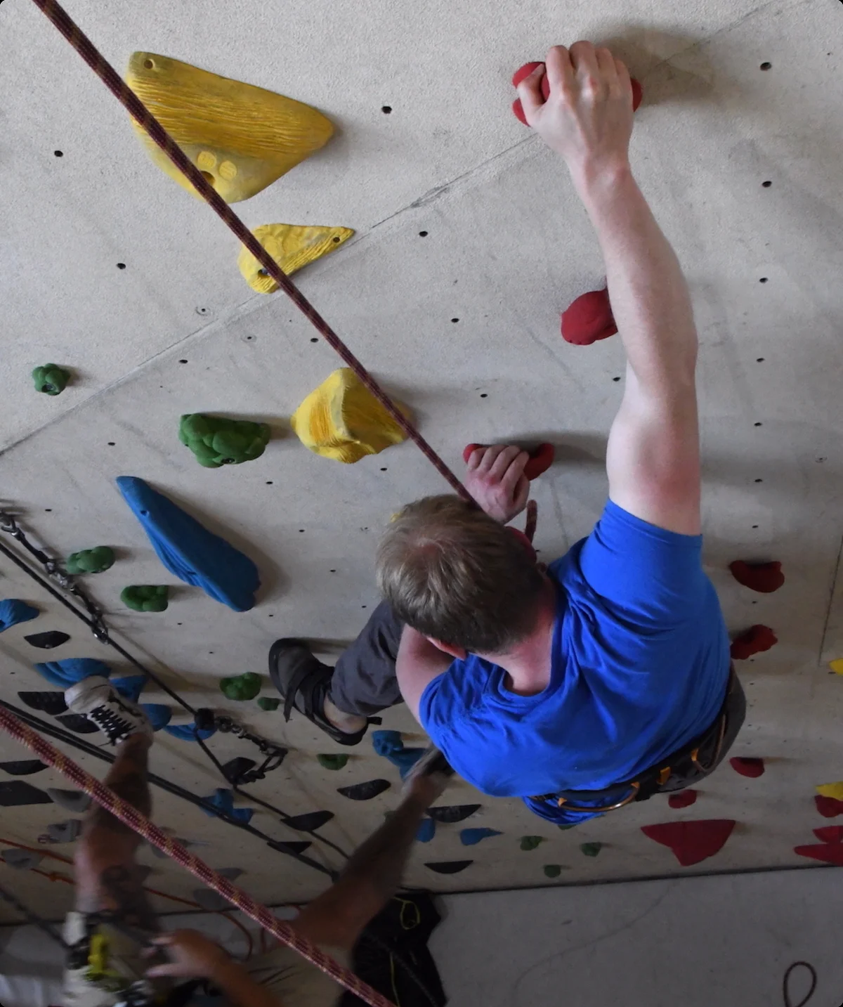 Paraclimbing Kletterhalle No Limit | © DAV Leipzig / Toni Werner