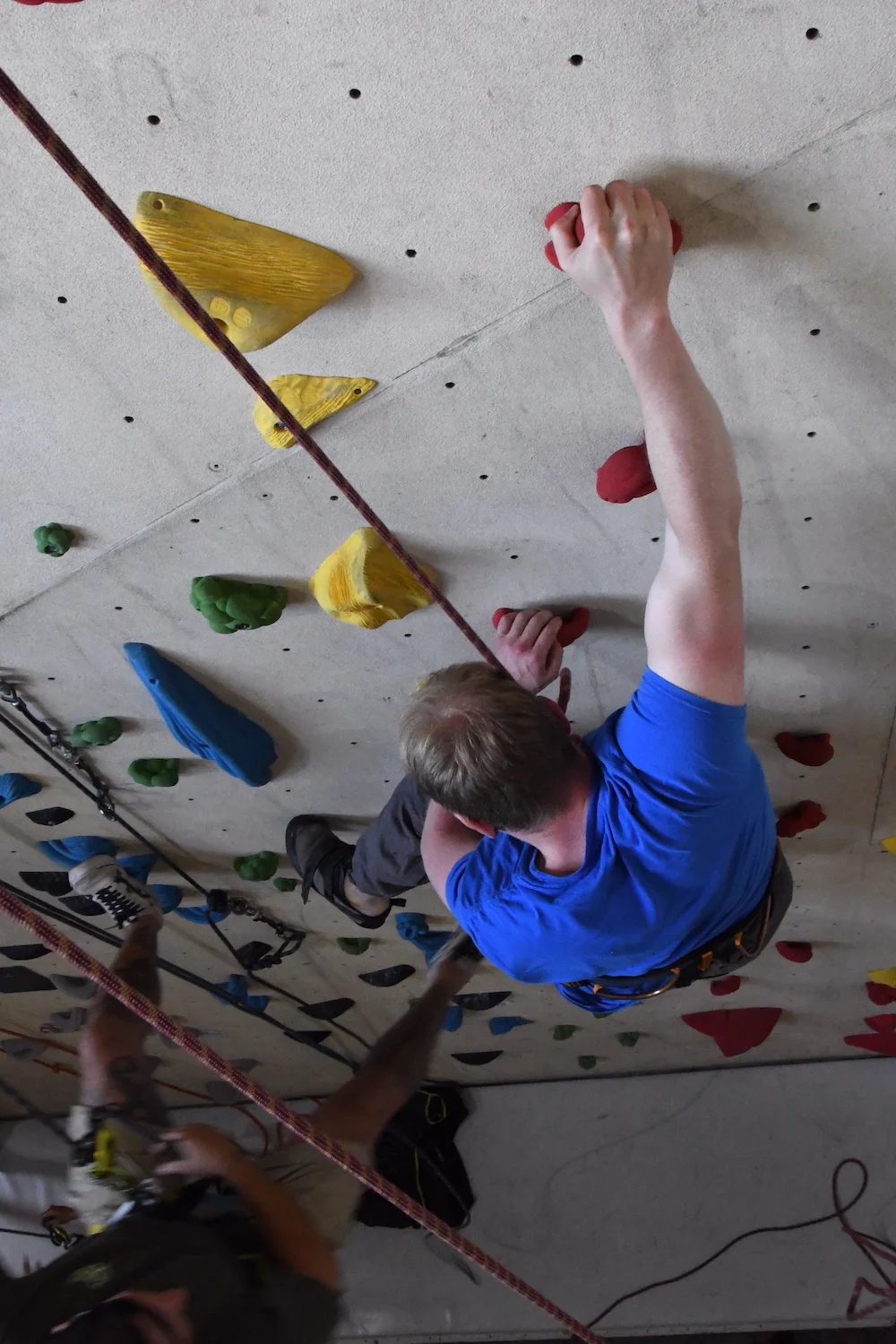 Paraclimbing Kletterhalle No Limit | © DAV Leipzig / Toni Werner