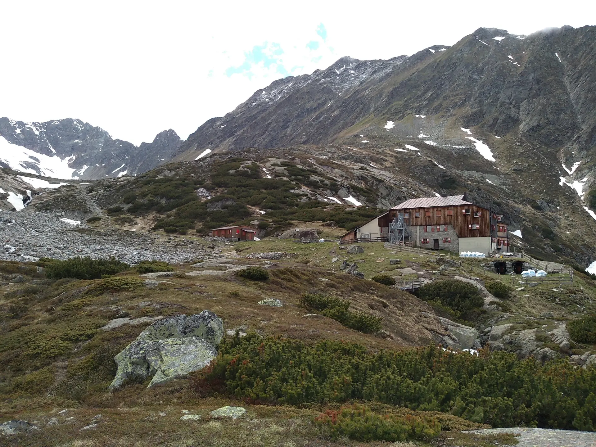 Die Hütte von der Ostseite | © DAV Leipzig / Raik Herrmann