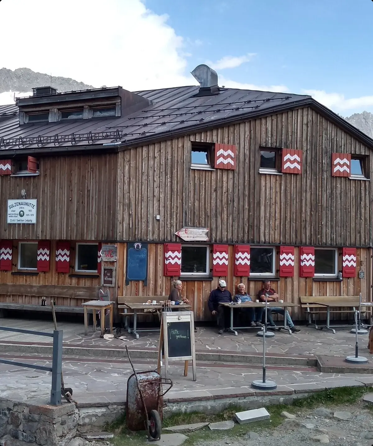 Bergseite Sulzenauhütte | © DAV Leipzig / Raik Herrmann