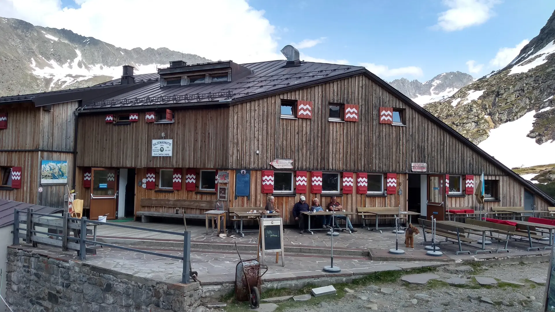 Bergseite Sulzenauhütte | © DAV Leipzig / Raik Herrmann
