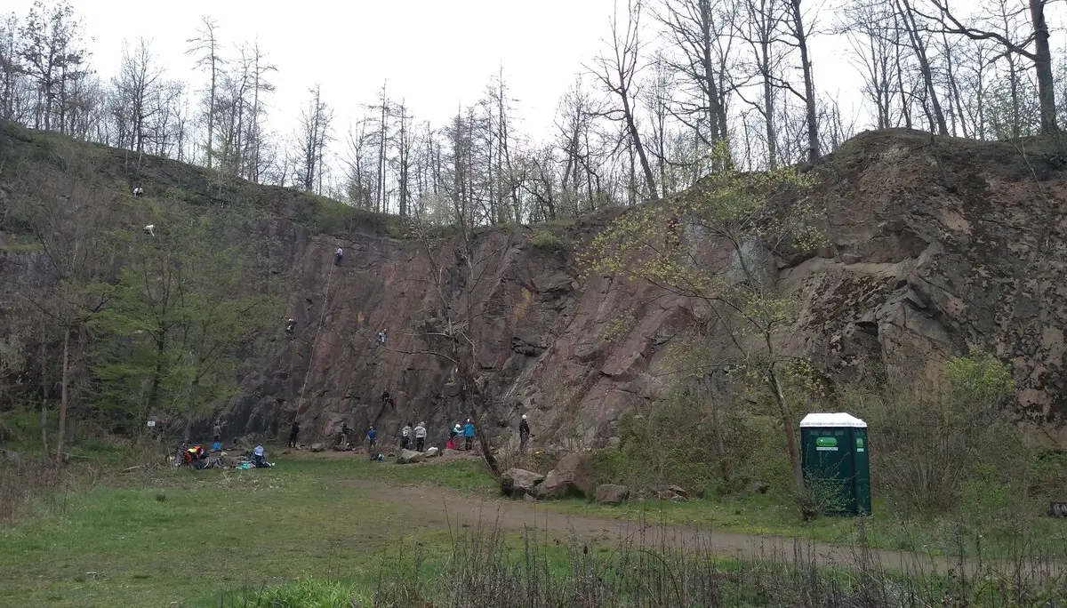 Leipziger Kletterschule im Ostbruch | © DAV Leipzig / Raik Herrmann