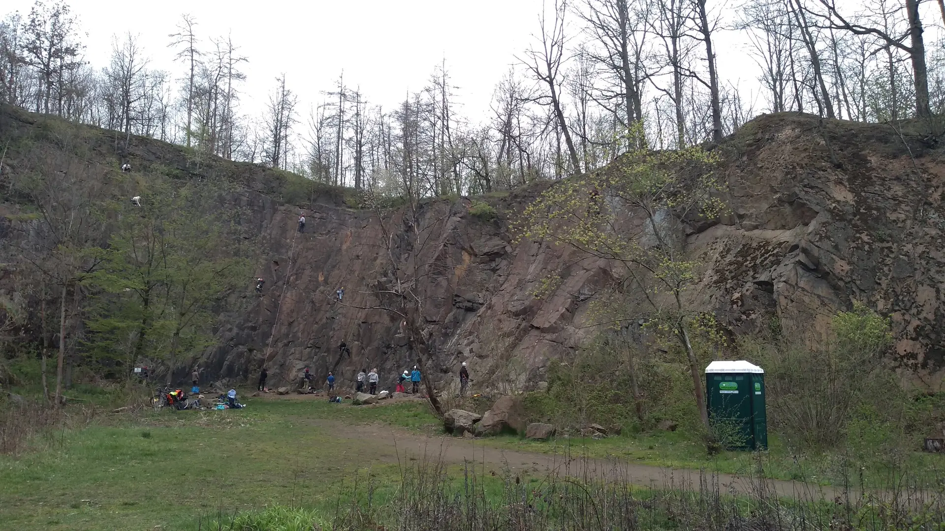 Leipziger Kletterschule im Ostbruch | © DAV Leipzig / Raik Herrmann