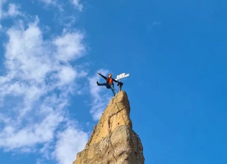 Stella Weidel auf dem K4 | © Stella Weidel