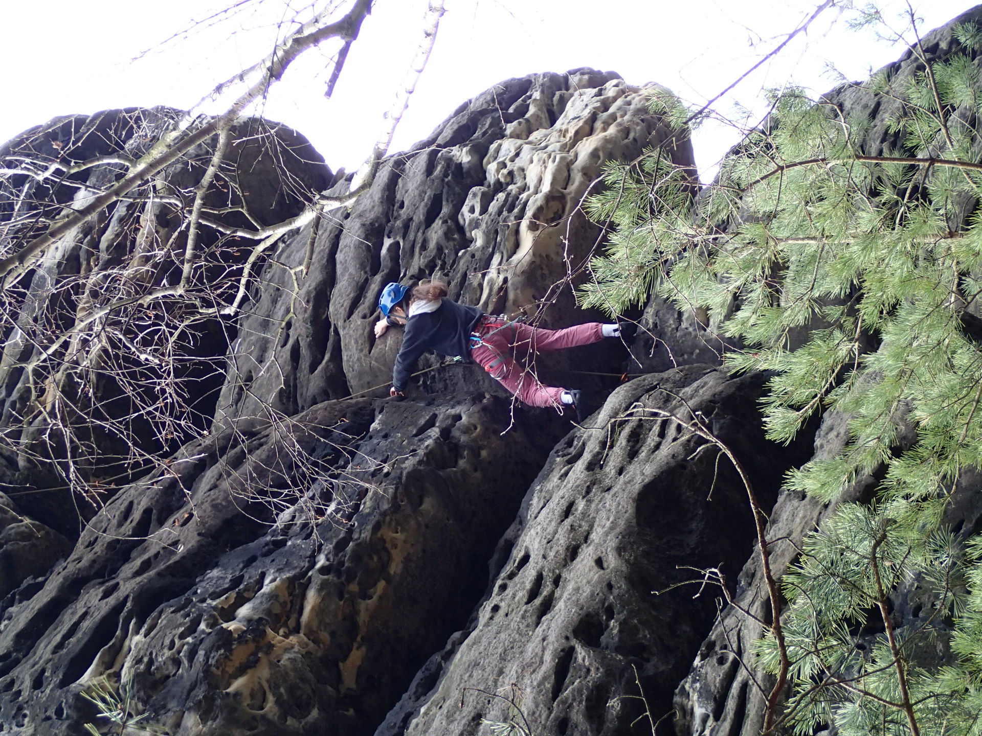Klettern im Hirschgarten | © Christine Eyle