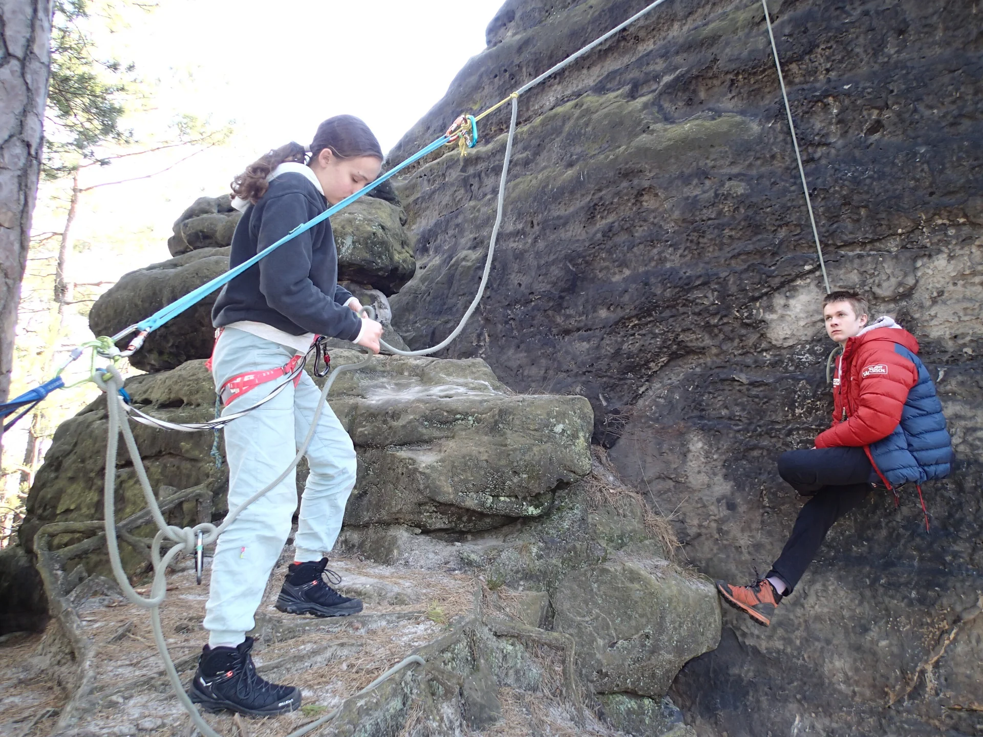 Sturz fixieren | © Christine Eyle