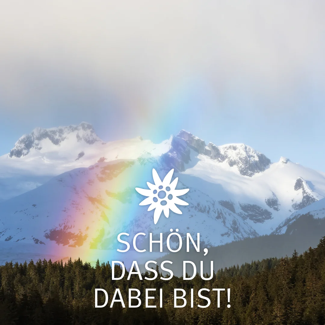 Schön, dass du dabei bist! - Regenbogen | © DAV
